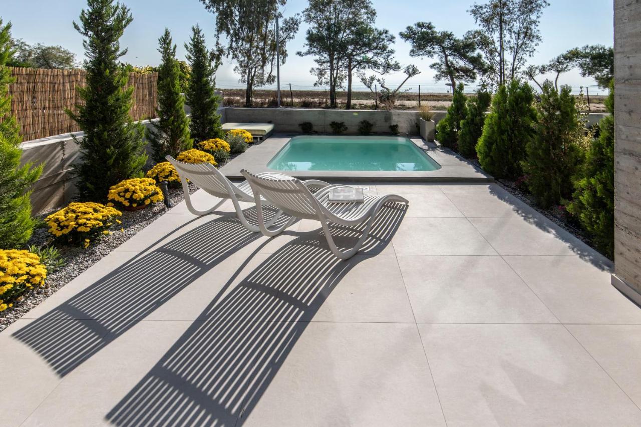 Ikies 3 Modern Eco-Friendly Private Seaview Signature Villas With A Pool Volos Bagian luar foto